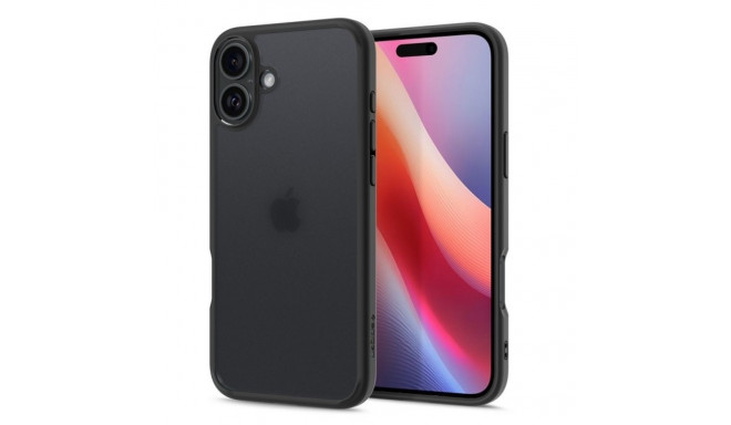 Spigen Ultra Hybrid iPhone 16 härmatis must