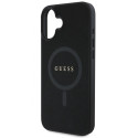 Guess GUHMP16MPSAHMCK iPhone 16 Plus 6.7" black/black hardcase Saffiano Classic Logo MagSafe