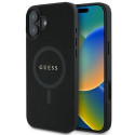 Guess GUHMP16MPSAHMCK iPhone 16 Plus 6.7" black/black hardcase Saffiano Classic Logo MagSafe