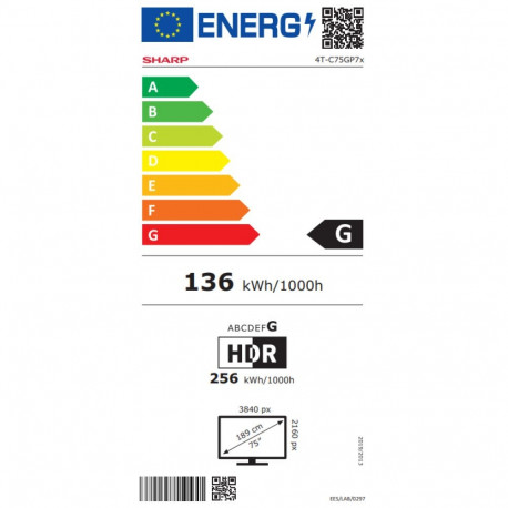 Sharp 75GP7265E 75 nutiteler Google TV UHD
