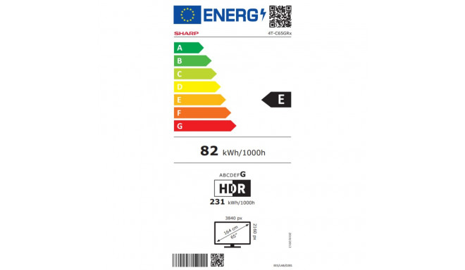 Sharp 65GR8265E 65 nutiteler Google TV UHD