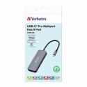 Verbatim Adapter Hub USB-C - HDMI/3xUSB-A/SD/microSD/2xUSB-C/Eternet aluminum/aluminum 32152