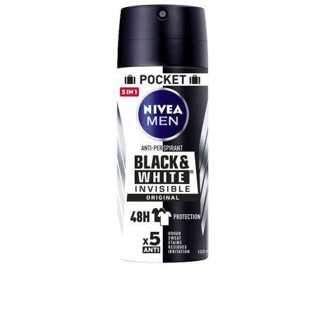 Nivea Men pihustatav deodorant Black & White Invisible 100ml