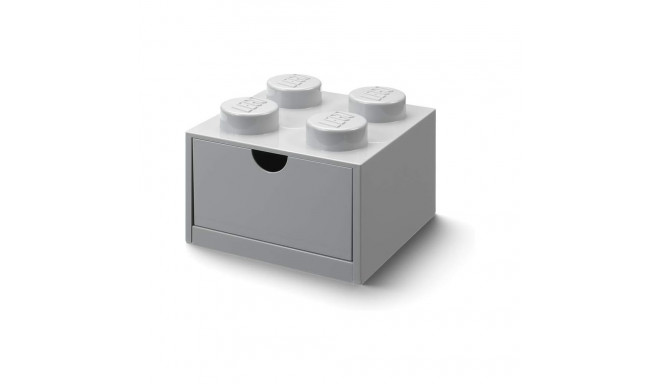 Room Copenhagen LEGO Desk Drawer 4 , storage box (grey, knobs)