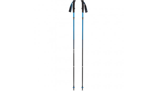 Black Diamond Distance Carbon Z trekking poles, fitness equipment (blue, 1 pair, 125 cm)