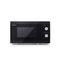 Mikrolaineahi SHARP YC-MS01E-Black 800W must 20L