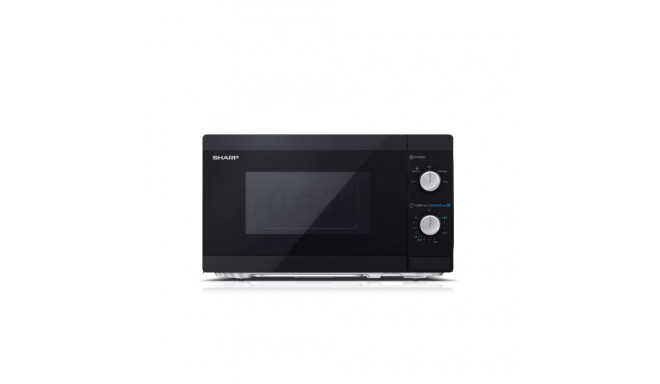 Mikrolaineahi SHARP YC-MS01E-Black 800W must 20L