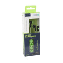 PLATINET IN-EAR EARPHONES + MIC SPORT PM1031 GREEN [42943]