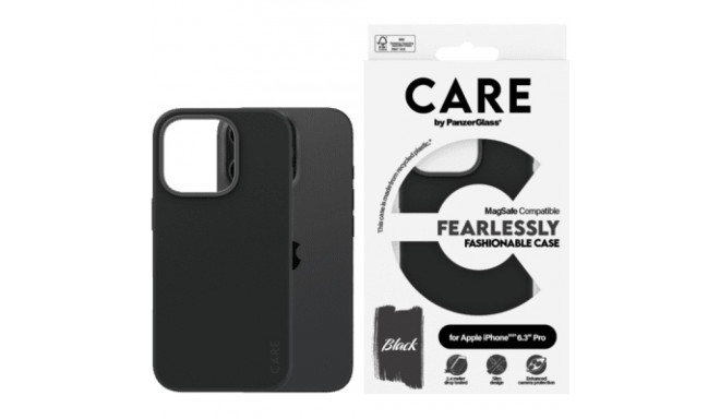 PanzerGlass CARE Fashion Colors MagSafe iPhone 16 Pro schwarz