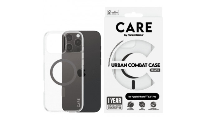 PanzerGlass CARE Flagship Colors iPhone 16 Pro Max schwarz