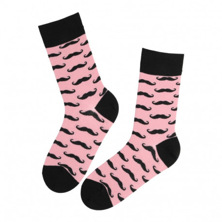 SOKISAHTEL VUNTS roosad puuvillased sokid meestele 446