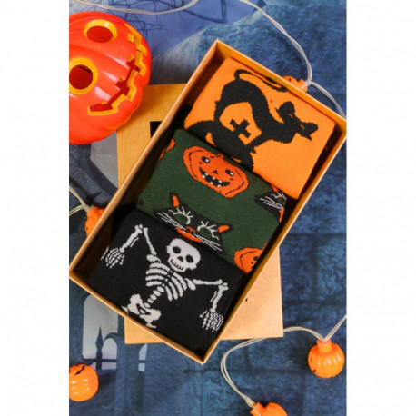 SOKISAHTEL Halloweeni kinkekarp VESPER 3 sokipaariga 446