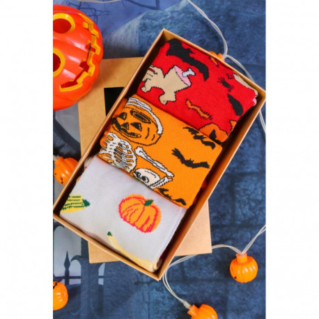 SOKISAHTEL Halloweeni kinkekarp GORY 3 sokipaariga