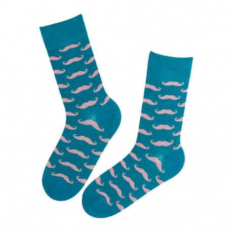 SOKISAHTEL VUNTS sinakasrohelised puuvillased sokid 446, 452