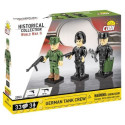 Blocks German tank crew 3 figurines