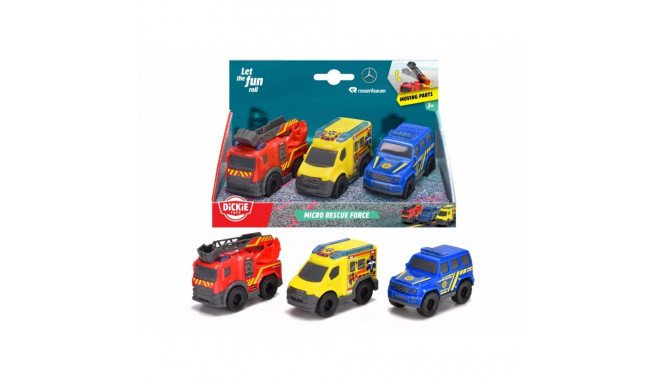 Emergency vehicle SOS Micro, 3 types Mix