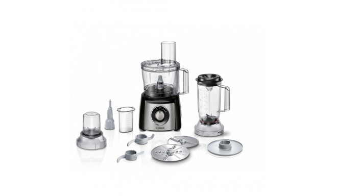 The Bosch MultiTalent 3 MCM3PM38 is a compact and versatile food processor designed