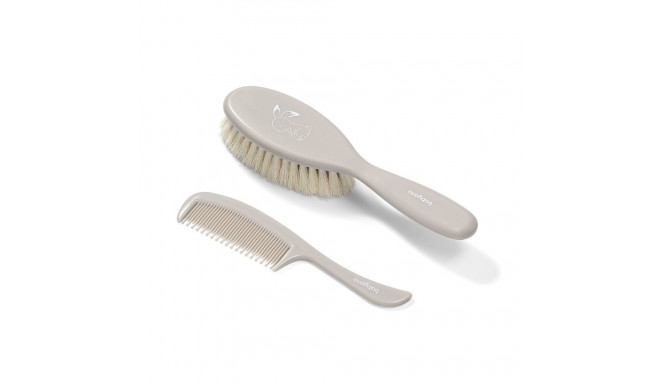 Babyono super soft hair brush. Natural, super soft bristle grey 568/03