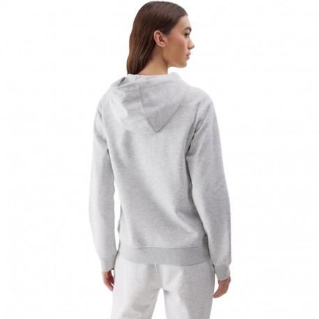 Bluza damska 4F F0956 chłodny jasny szary melanż 4FWSS24TSWSF0956 27M S
