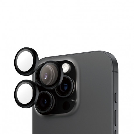 Tagakaamerate kaitseklaasid Hoops, Apple iPhone 16 Pro / 16 Pro Max, must, PanzerGlass