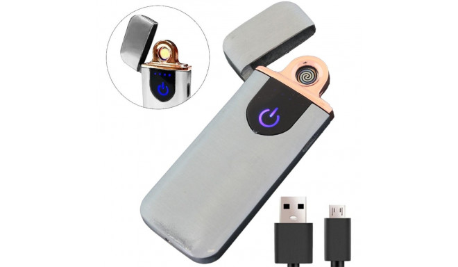 AG773B ZAPALNICZKA PLAZMOWA USB SILVER