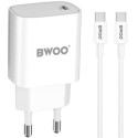 BWOO CDA159 Зарядное устройство Type-C 20W PD +Type-C кабель 1m
