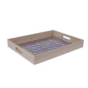 Tray HAZEL 40x30cm, colorful pattern