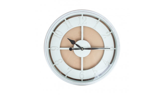 Wall clock BARRY D50cm, beige frame