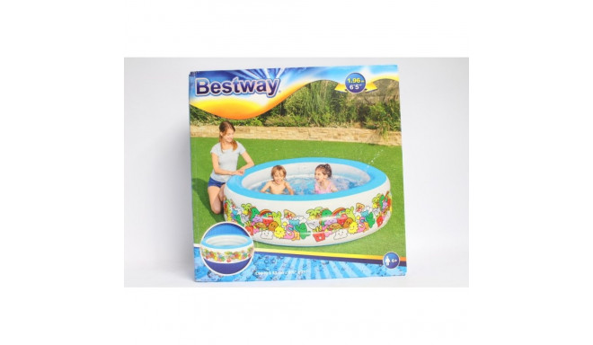 Bestway Inflatable Play Pool - 3-Ring - Φ1.96m x H53cm