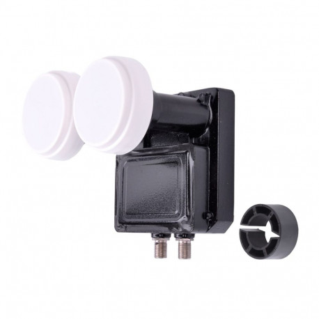 Inverto kaksik-LNB IDLB-TWNM21-MNOO6-8PP 10.7-11.7GHz, must
