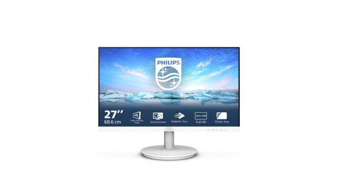 Philips V Line 271V8AW/00 arvutimonitor 68,6 cm (27") 1920 x 1080 pikslit Full HD LCD Valge