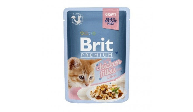 BRIT Premium kanaribadega märg kassitoit 85g
