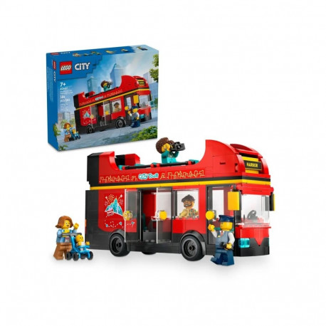 LEGO CITY 60407 punane kahekorruseline ekskursioonibuss