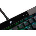 Corsair K100 RGB Gaming Keyboard, Corsair OPX, RGB LED - Black