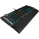 Corsair K100 RGB Gaming Keyboard, Corsair OPX, RGB LED - Black