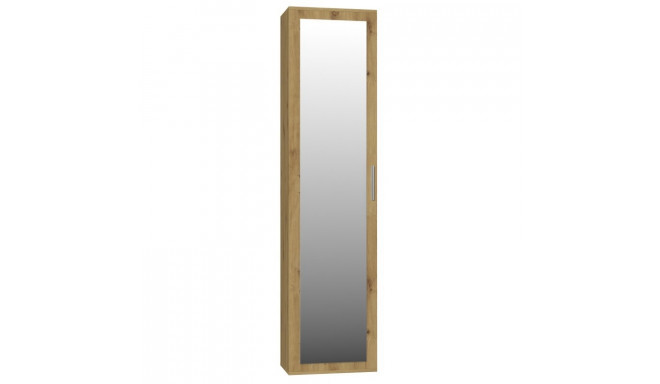 Topeshop DUO SZAFKA ARTISAN magamistoa riidekapp/kapp 2 riiulit 1 uks Tamm