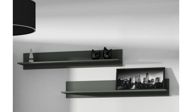 Cama set of two shelves 125cm SOHO grey matte