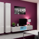 Cama Full cabinet VIGO '180' 180/40/30 white/white gloss