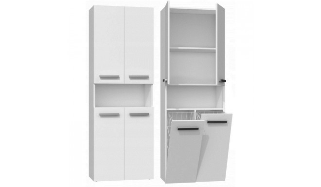 Topeshop NEL 2K DK BIEL vannitoa hoiukapp valge