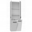 Topeshop NEL 2K DD BPOŁ bathroom storage cabinet White