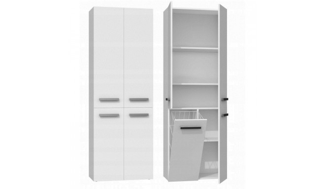 Topeshop NEL 1K DD BIEL bathroom storage cabinet White