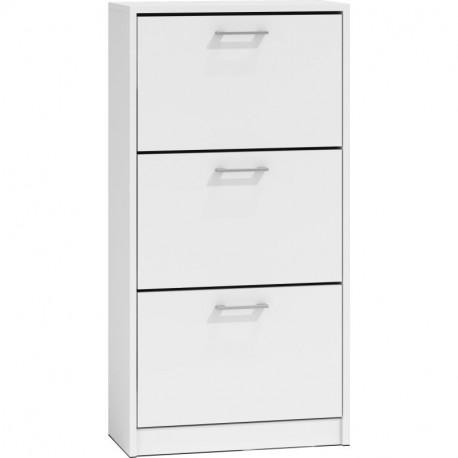 Topeshop PAULA BIEL valge suletud kingade organiseerija