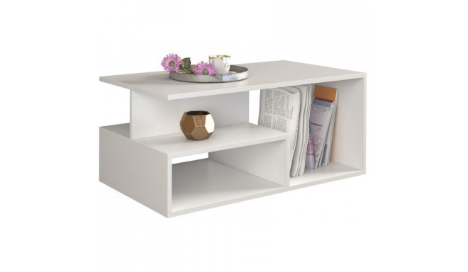 Topeshop PRIMA BIEL vabakujuline 1 jalaga diivanilaud / abilaud