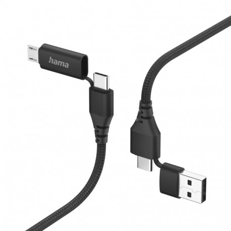 Hama 00201537 4-in-1 Multi Charging Cable 1.5m