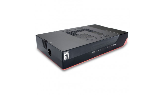 LevelOne Switch  8x GE GSW-0807                  Kunststoff