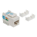 INTELLINET Cat5e Keystone Jack white UTP Punch-down