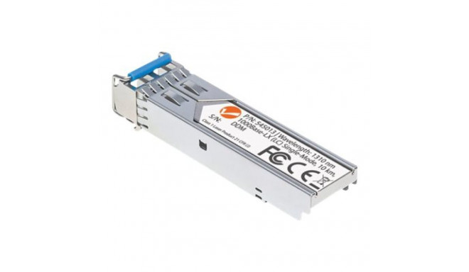 INTELLINET Gigabit SFP Mini-GBIC Transceiver 1000Base-LX (LC) Single-Mode Port Distance support 10 k