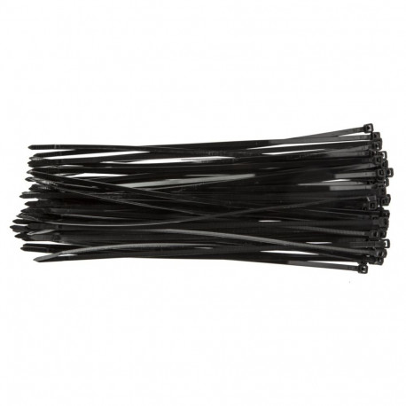 Kinnitusrihmad 4.8 x 300 mm, 75 tk, mustad