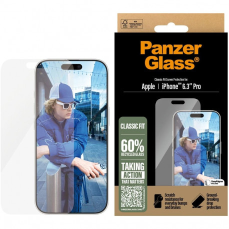 Kaitseklaas PanzerGlass iPhone 16 Pro Classic Fit