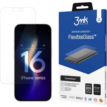 Kaitsekile 3MK iPhone 16 FlexibleGlass